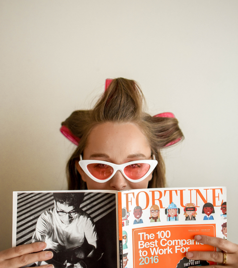 Person holding i-D magazine, symbolising Gen Z’s revival of print culture
