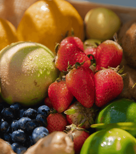 Fruit and agricultural materials used to create textiles made from food waste
