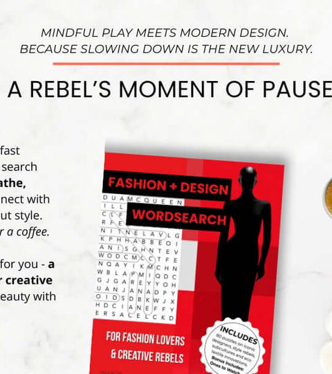 Fashion Word Search Book: A Screen-Free Gift for Fashion Lovers